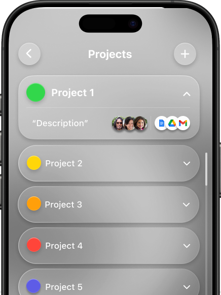 Projects Interface